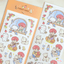[JJ12] Jeje 'Forest Mate' Sticker Sheet - Jeje__korean_sticker_stationery