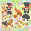 [JJ15] Jjong Studio Salad Pasta Character Sticker Sheet - Jjong Studio__korean_sticker_stationery