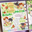 [JJ15] Jjong Studio Salad Pasta Character Sticker Sheet - Jjong Studio__korean_sticker_stationery