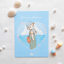 [JJ20] Jeje 'Love Summer' Mini Postcard - Jeje__korean_sticker_stationery