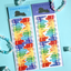 [JJ22] Jjong Studio Line Deco Sticker Sheet (Options) - Jjong Studio_JJ22S1 - Rainbow Paint_korean_sticker_stationery