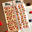 [JJ22] Jjong Studio Line Deco Sticker Sheet (Options) - Jjong Studio_JJ22S4 - Chocolate Fondue_korean_sticker_stationery