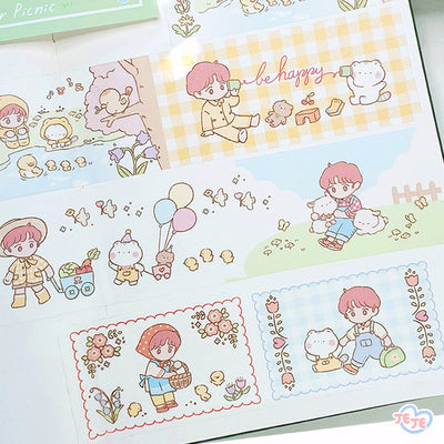 [JJ24] Jeje 'My Cozy' Masking Tape 3cm x 10m - Jeje__korean_sticker_stationery