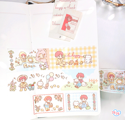 [JJ24] Jeje 'My Cozy' Masking Tape 3cm x 10m - Jeje__korean_sticker_stationery