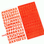 [JJ24] Jjong Studio Stitch Alphabet Sticker Sheet Set (Vivid/Pastel) - Jjong Studio_JJ24S2 - Pastel Set_korean_sticker_stationery