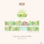 [JJ25] Jeje 'Forest Series' Masking Tape 25mm x 5m - Jeje_JJ25S2 - Apple Fores (Green)_korean_sticker_stationery