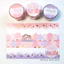 [JJ25] Jeje 'Forest Series' Masking Tape 25mm x 5m - Jeje_JJ25S1 - Cotton Candy Forest (Pink)_korean_sticker_stationery