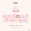 [JJ25] Jeje 'Forest Series' Masking Tape 25mm x 5m - Jeje_JJ25S1 - Cotton Candy Forest (Pink)_korean_sticker_stationery