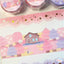 [JJ25] Jeje 'Forest Series' Masking Tape 25mm x 5m - Jeje_JJ25S1 - Cotton Candy Forest (Pink)_korean_sticker_stationery