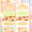 [JJ46] Jjong Studio 'Bread Memo Deco' Sticker Sheet - Jjong Studio__korean_sticker_stationery