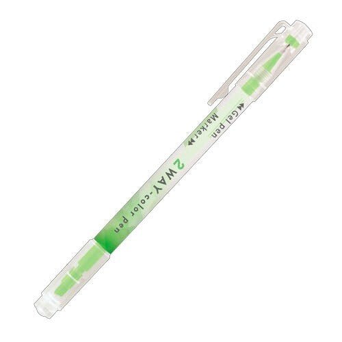 [Kamio Japan] 2 Way Color Marker/Pen (options) - Kamio Japan_Green_korean_sticker_stationery