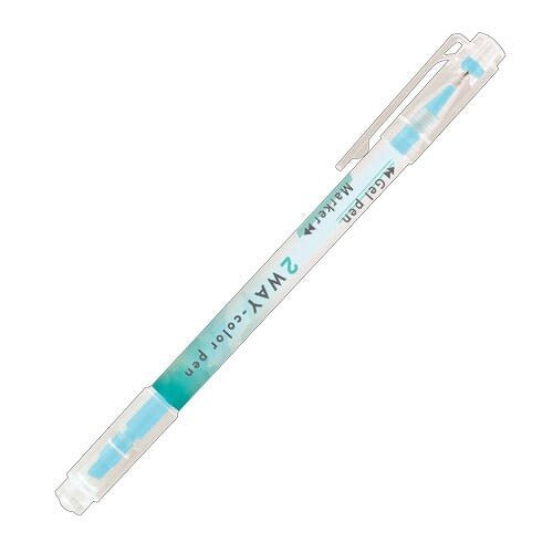 [Kamio Japan] 2 Way Color Marker/Pen (options) - Kamio Japan_Teal_korean_sticker_stationery