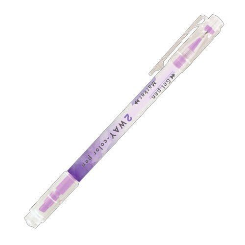 [Kamio Japan] 2 Way Color Marker/Pen (options) - Kamio Japan_Purple_korean_sticker_stationery