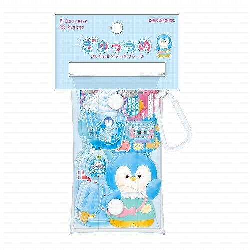 [Kamio Japan] Gyutsume Seal Flake Pack (options) - Kamio Japan_Penguin_korean_sticker_stationery