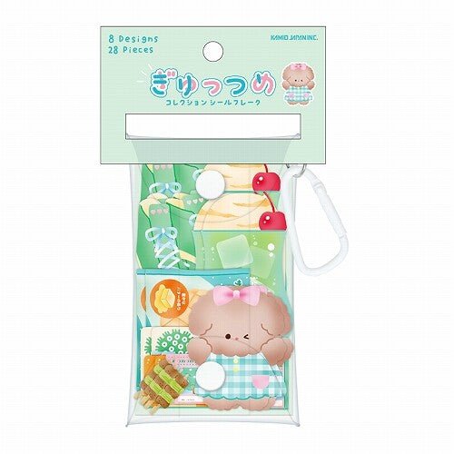 [Kamio Japan] Gyutsume Seal Flake Pack (options) - Kamio Japan_Poodle_korean_sticker_stationery