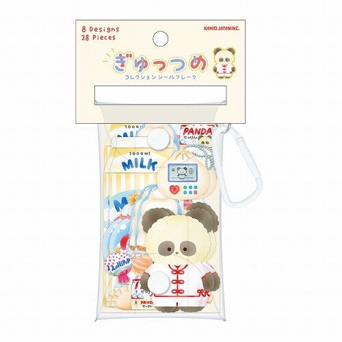 [Kamio Japan] Gyutsume Seal Flake Pack (options) - Kamio Japan_Panda_korean_sticker_stationery