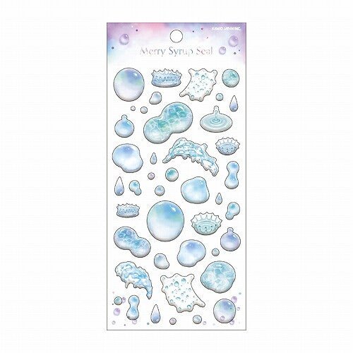 [Kamio Japan] Merry Syrup Sticker Sheet (options) - Kamio Japan_Waterdrop_korean_sticker_stationery