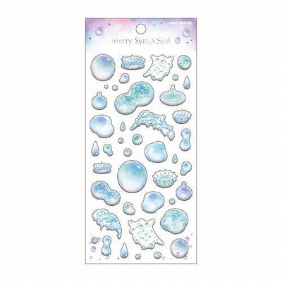 [Kamio Japan] Merry Syrup Sticker Sheet (options) - Kamio Japan_Waterdrop_korean_sticker_stationery
