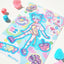 [KM01] Kitch Much Girls 'Summer' Sticker Sheet (options) - K:DULT FACTORY_KM01S1 - Popu_korean_sticker_stationery
