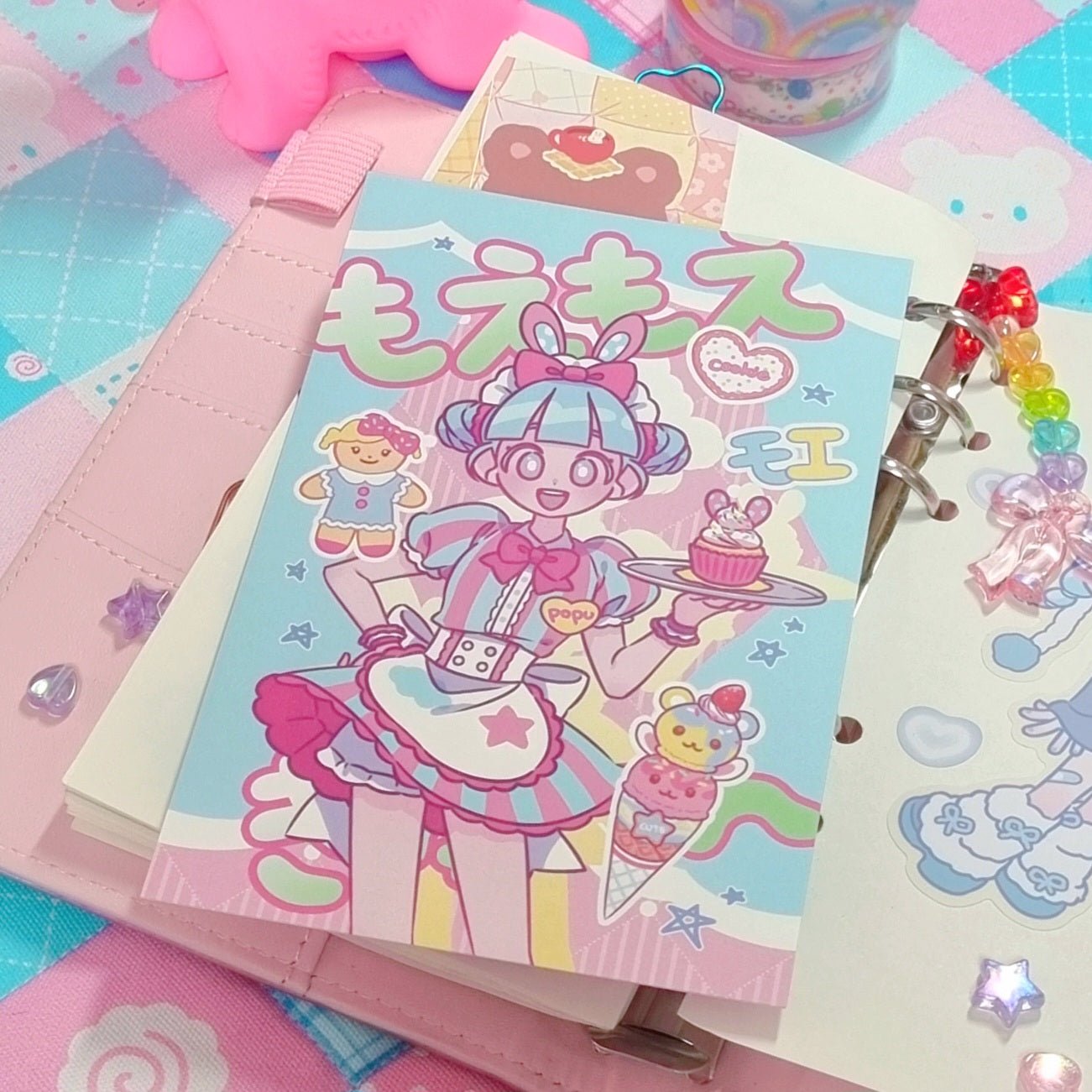 [KM03] Kitch Much'Maid Girls' Postcard (options) - K:DULT FACTORY_KM03S1 - Popu_korean_sticker_stationery
