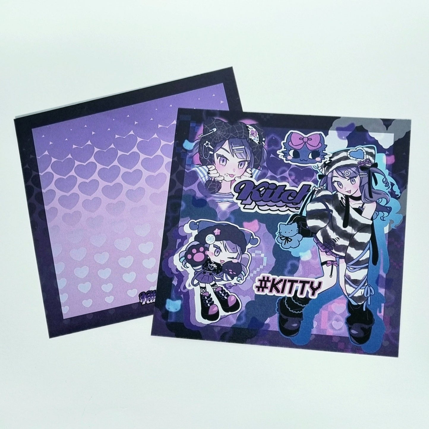 [KM06] Kitch Much 'Hip Hip!' Postcard (options) - K:DULT FACTORY_KM06S3 - Kitty_korean_sticker_stationery