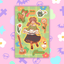 [KM07] Kitch Much Girls 'Winter' Sticker Sheet (options) - K:DULT FACTORY_KM07S2 - Chichi_korean_sticker_stationery