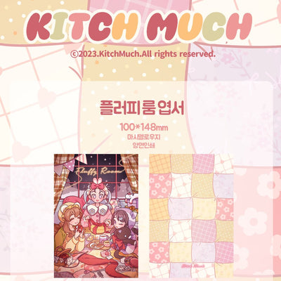 [KM11] Kitch Much 'Fluffy Room' Postcard - K:DULT FACTORY__korean_sticker_stationery