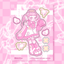 [KM12] Kitch Much 'Momoiro/Mizuiro Angel' Sticker Sheet (options) - K:DULT FACTORY_KM12S1 - Momu (Pink)_korean_sticker_stationery