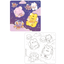 [Kong Dung House] Galaxy Jellyfish Postcard - Kong Dung House__korean_sticker_stationery