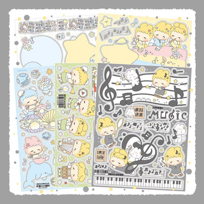 [LT103] Lita Planet Melody Sticker Pack (Pack/Singles) - Lita Planet_LT103 - Pack_korean_sticker_stationery