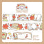 [LT118] Lita Planet 'Music/Autumn Book/Name Tag' Kisscut Masking Tape 4cm x 5m - Lita Planet_LT118S2 - Autumn Book_korean_sticker_stationery
