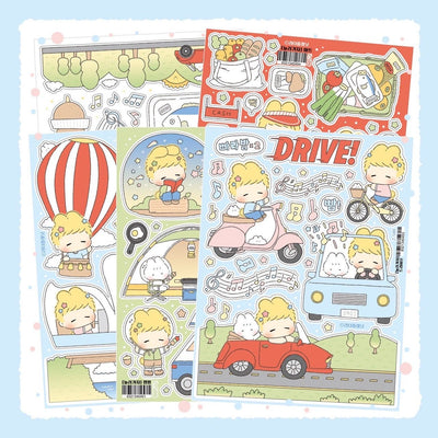 [LT120] Lita Planet 'Let's Go Play' Pack (Pack/Singles) - Lita Planet_LT120 - Pack_korean_sticker_stationery