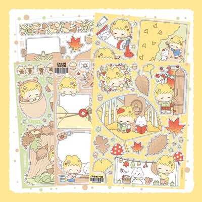 [LT123] Lita Planet 'In Fall' Pack (Pack/Singles) - Lita Planet_LT123 - Pack_korean_sticker_stationery