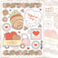 [LT139] NEW RESTOCK 'Chocolate' Sticker Pack (Pack/Singles) - Lita Planet_LT139S5 - Deco Sticker_korean_sticker_stationery