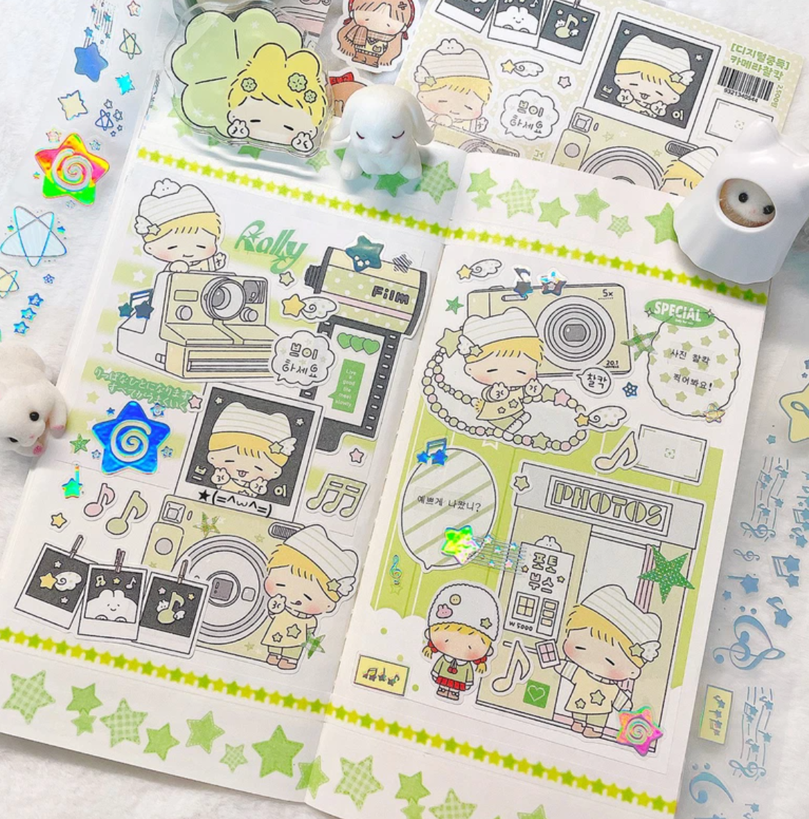 [LT143] NEW Lita Planet 'Digital Addiction' Sticker Pack (Pack/Singles) - Lita Planet_LT143S5 - Deco Sticker_korean_sticker_stationery