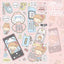 [LT143] NEW Lita Planet 'Digital Addiction' Sticker Pack (Pack/Singles) - Lita Planet_LT143S2 - Cell Phone_korean_sticker_stationery