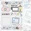 [LT143] NEW Lita Planet 'Digital Addiction' Sticker Pack (Pack/Singles) - Lita Planet_LT143S5 - Deco Sticker_korean_sticker_stationery