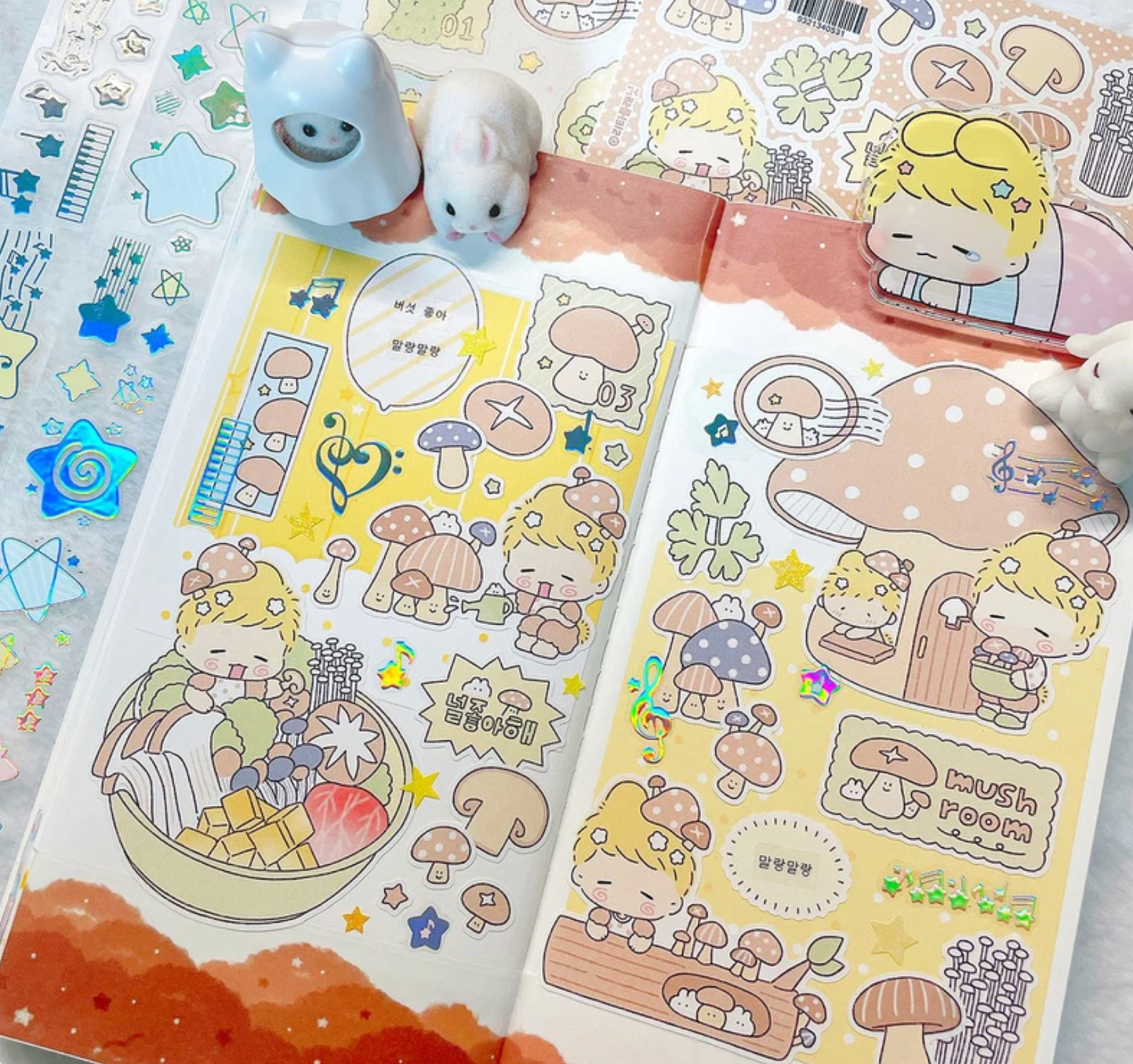[LT144] NEW Lita Planet 'Veggies' Sticker Pack (Pack/Singles) - Lita Planet_LT144S5 - Deco Sticker_korean_sticker_stationery