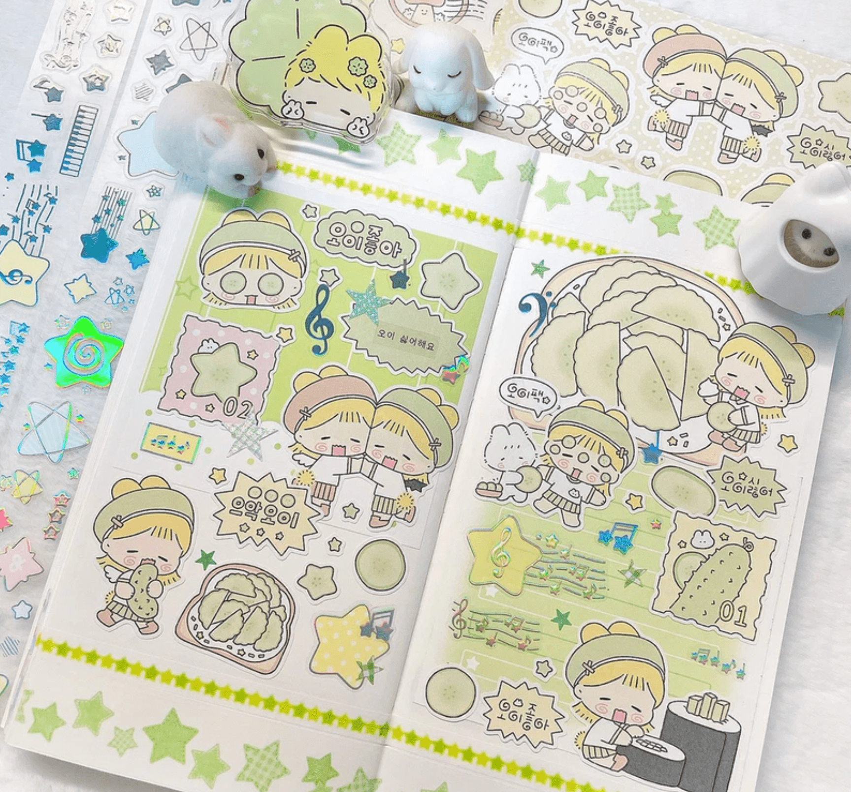 [LT144] NEW Lita Planet 'Veggies' Sticker Pack (Pack/Singles) - Lita Planet_LT144S5 - Deco Sticker_korean_sticker_stationery
