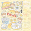 [LT147] Lita Planet 'Sweet Breakfast' Sticker Pack (Pack/Singles) - Lita Planet_LT147S2 - Bagel_korean_sticker_stationery