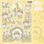 [LT148] NEW Lita Planet 'Flowers and Hanbok' Sticker Pack (Pack/Singles) - Lita Planet_LT148S2 - Forsythia_korean_sticker_stationery