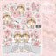 [LT148] NEW Lita Planet 'Flowers and Hanbok' Sticker Pack (Pack/Singles) - Lita Planet_LT148S1 - Cherry Blossom_korean_sticker_stationery