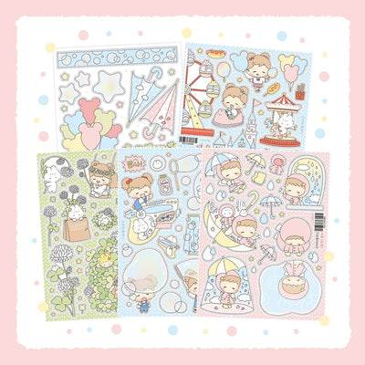 [LT149] NEW Lita Planet 'In the Spring' Sticker Pack (Pack/Singles) - Lita Planet_LT149 - Pack_korean_sticker_stationery
