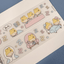 [LT151] NEW Lita Planet 'Sleepy ZZZ' Sugar Glitter Kisscut Masking Tape - Lita Planet__korean_sticker_stationery