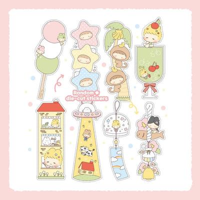 [LT152] NEW Lita Planet 'Random Die-cut' Sticker -Lita Planet__korean_sticker_stationery