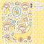 [LT155] NEW Lita Planet 'Monkey' Sticker Pack (Pack/Singles) -Lita Planet_LT155S4 - Banana_korean_sticker_stationery
