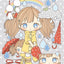 [LT161] NEW Lita Planet Girl Sticker Sheet (options) -Lita Planet_LT161S3 - Goldfish Girl_korean_sticker_stationery