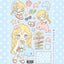 [LT161] NEW Lita Planet Girl Sticker Sheet (options) -Lita Planet_LT161S1 - Dolphin Girl_korean_sticker_stationery