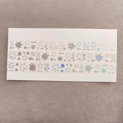 [LT168] NEW Lita Planet 'Spiky Star' Kisscut Masking Tape 2.5cm x 5m -Lita Planet__korean_sticker_stationery