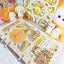 [LT30] Lita Planet New Year Flower Sticker Pack (Singles Only) - Lita Planet_LT30S3 - Moon Viewing (Yellow)_korean_sticker_stationery